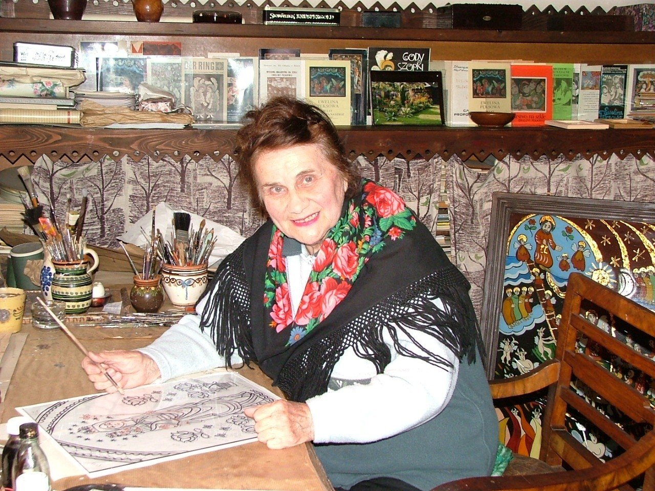 Ewelina Pęksowa - an influential folk artist.